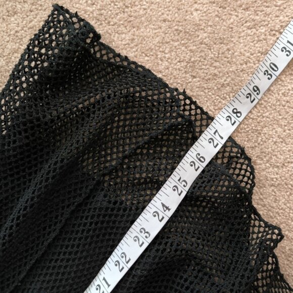 Lapis Whismigoth Whimsical Dark Fairy Cyberpunk Mesh Flowy Midi Skirt M - Picture 5 of 6